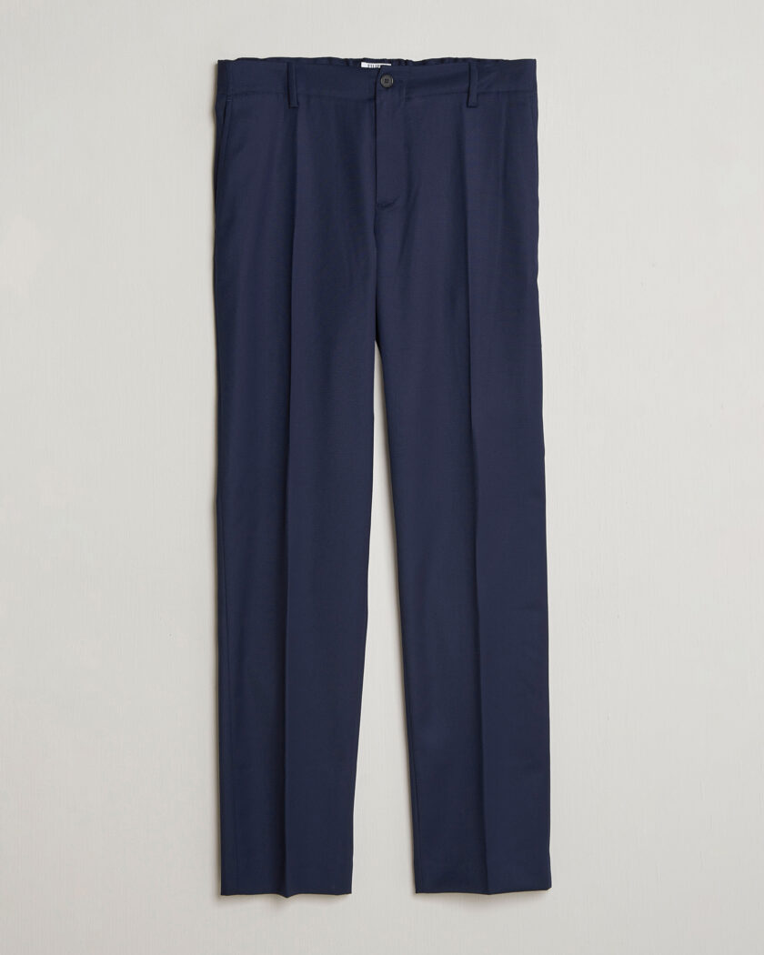 Filippa K Troy Tailored Drawstring Trousers Ink Navy – Blauw