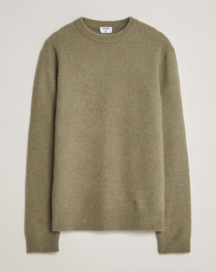 Filippa K Yak Knitted Sweater Light Green – Groen