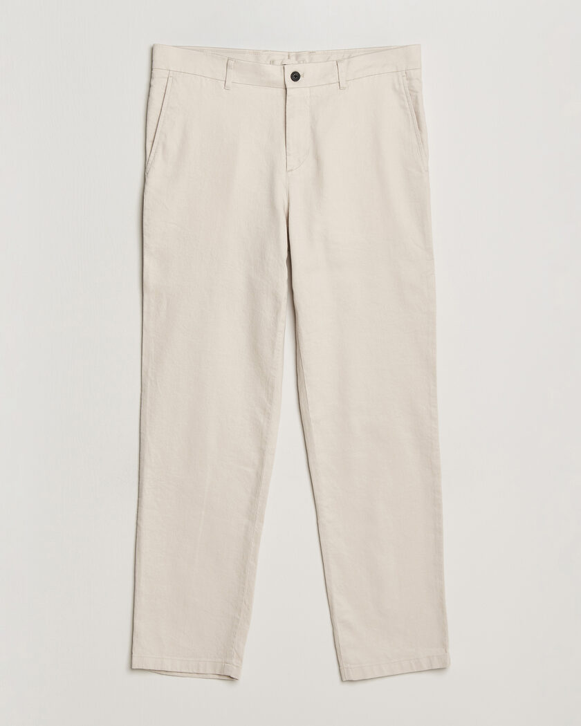 J.Lindeberg Logan Stretch Linen Pants Moonbeam – Beige