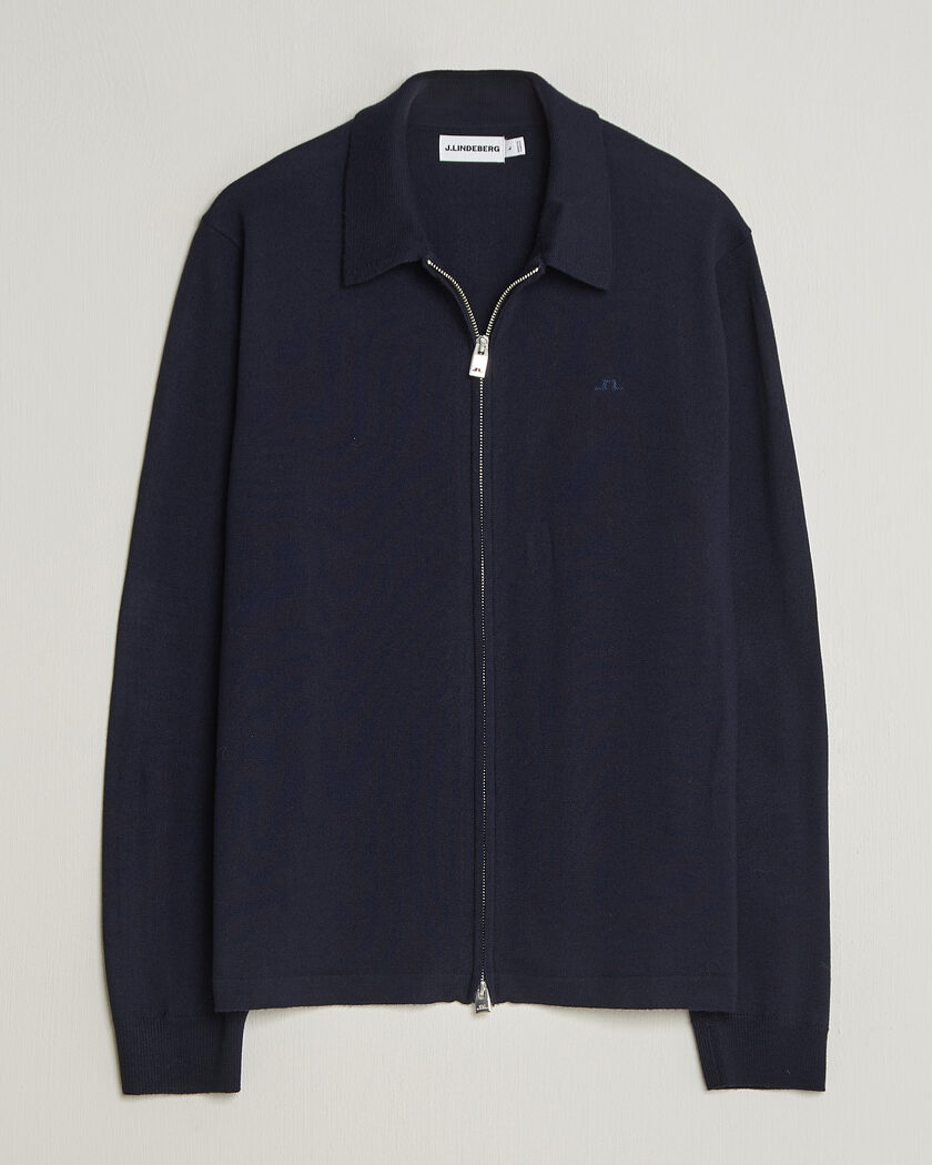 Fred Perry Taped Track Jacket Carbon blue | Man - CareOfCarl.nl