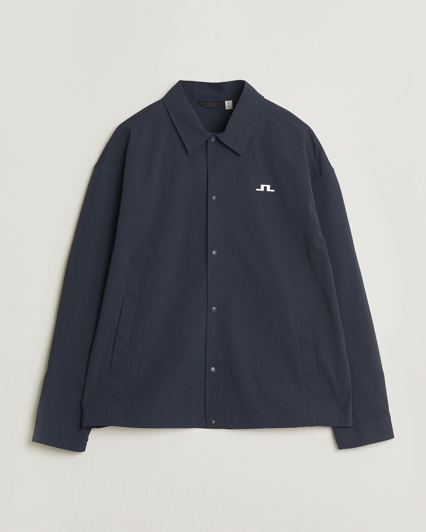J.Lindeberg Dex Coach Overshirt JL Navy – Blauw