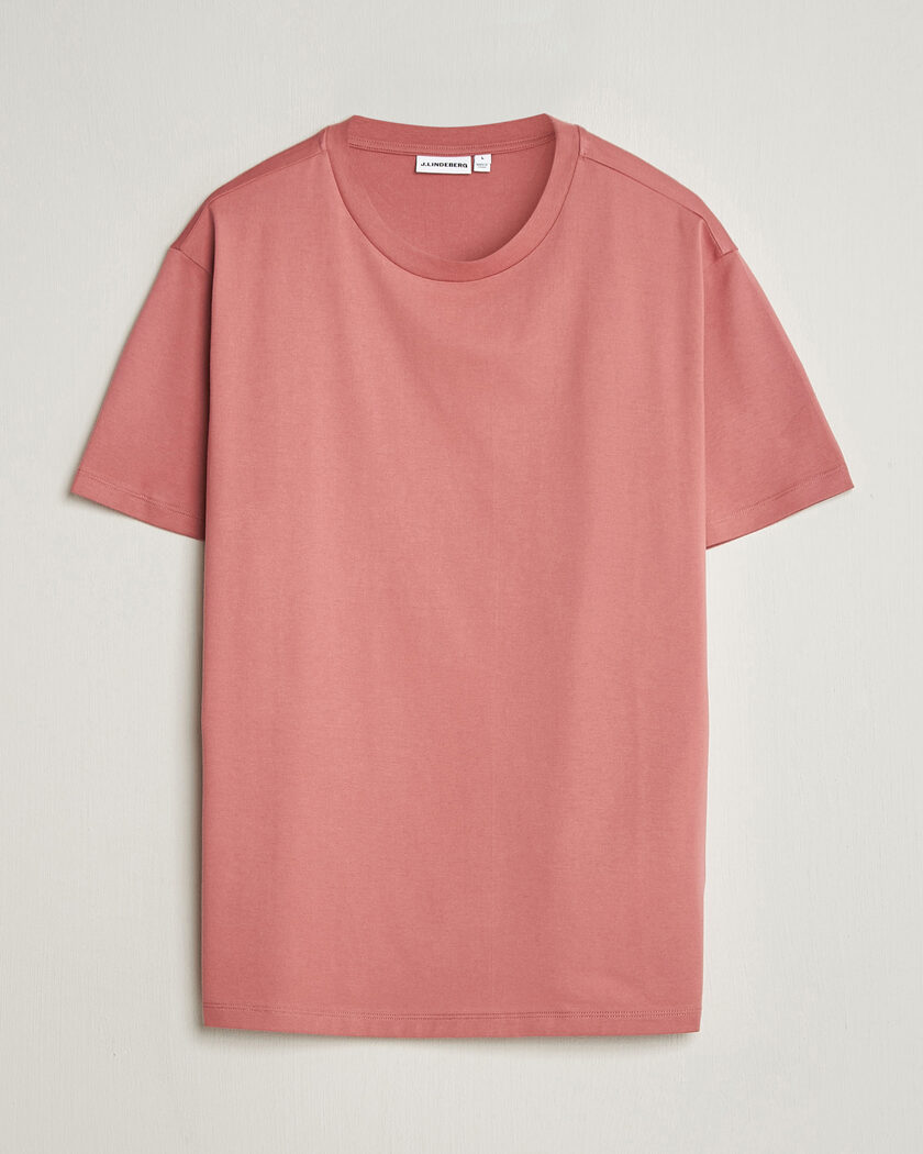 J.Lindeberg Sid Basic T-Shirt Withered Rose – Rood