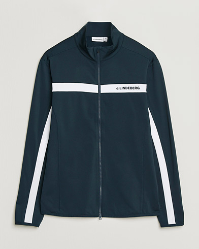 J.Lindeberg Jarvis Mid Layer Full Zip JL Navy – Blauw