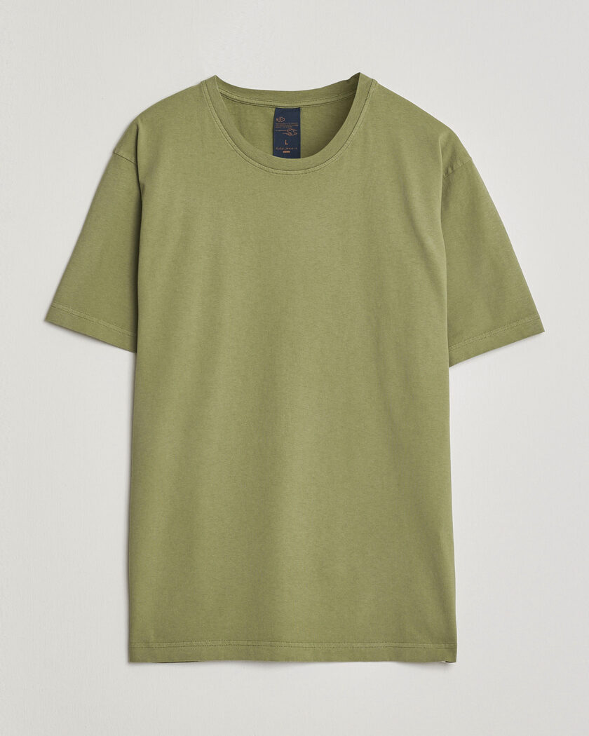Nudie Jeans Uno Everyday Crew Neck T-Shirt Green – Groen