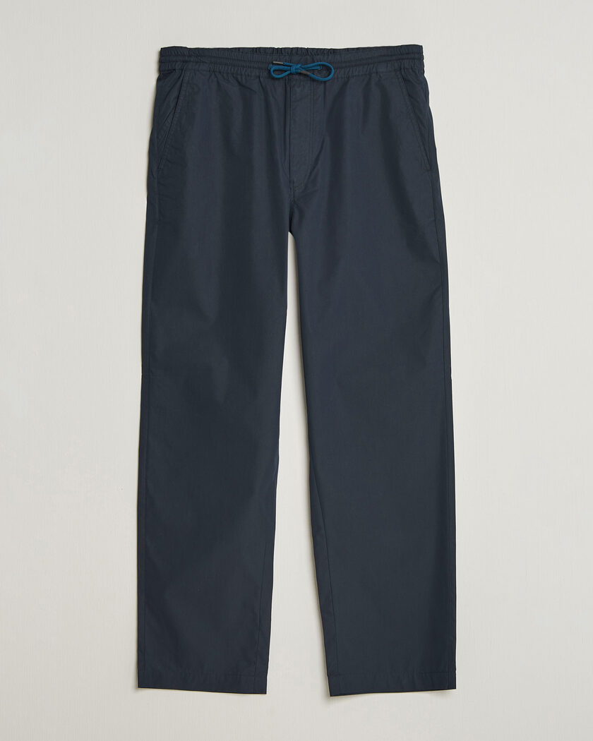 PS Paul Smith Casual Cotton Drawstring Trousers Navy – Blauw