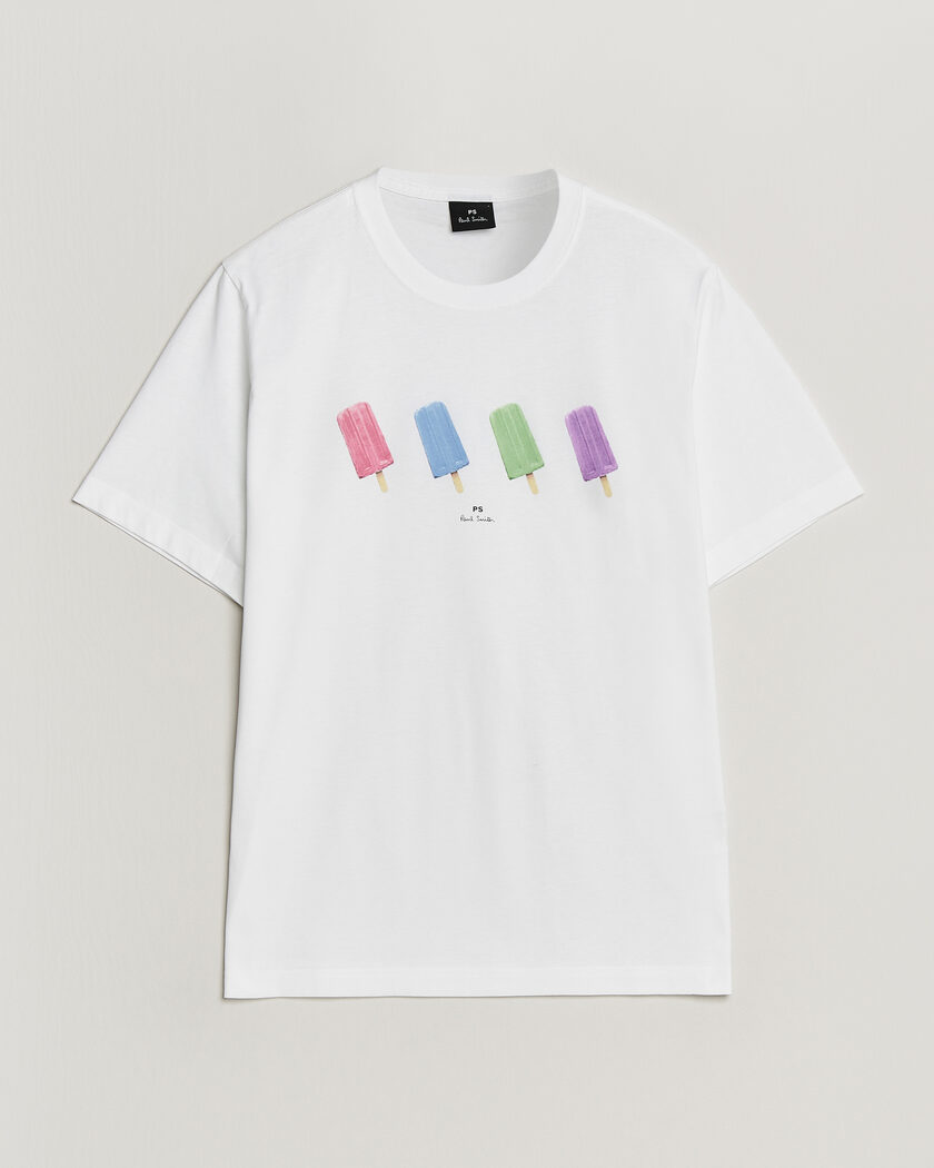 PS Paul Smith Lollies Printed T-Shirt White – Wit