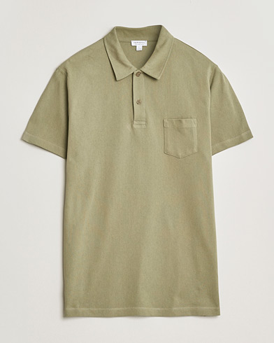 Sunspel Riviera Polo Shirt Pistachio – Groen