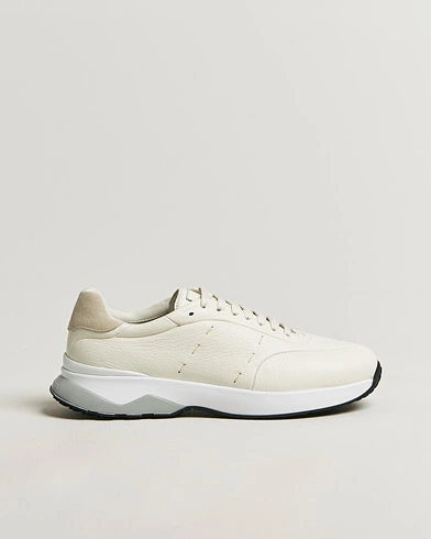 Kiton Deerskin Running Sneakers White – Wit