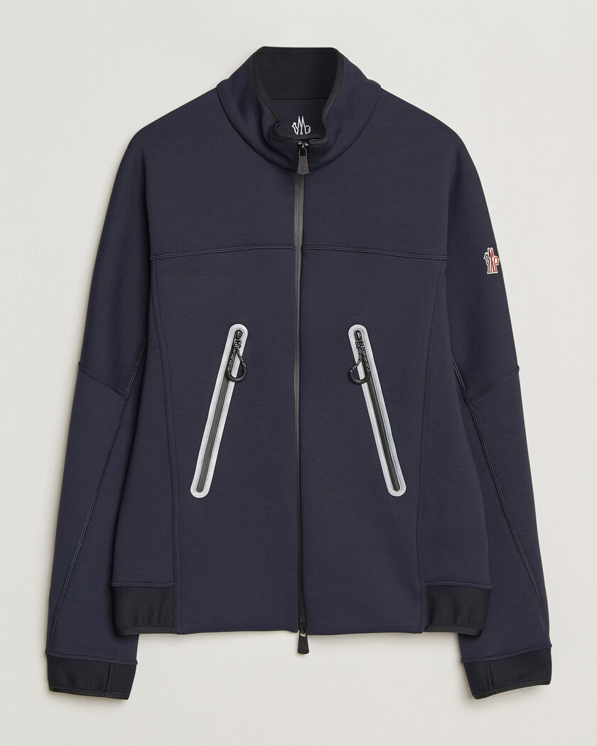 Moncler Hybrid Zip Cardigan Black | Man - CareOfCarl.nl