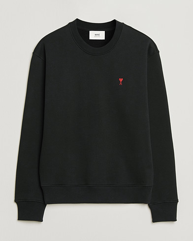 AMI Heart Logo Sweatshirt Black – Zwart