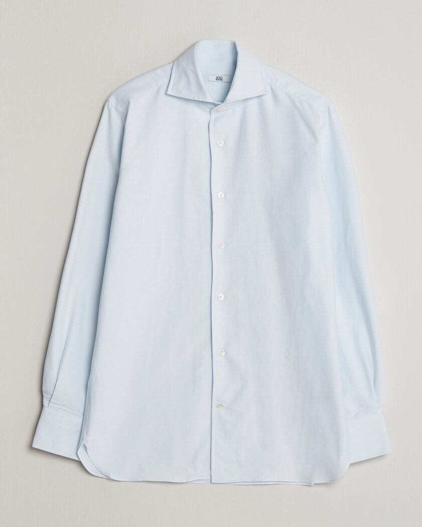 100Hands Washed Oxford Shirt Light Blue – Blauw
