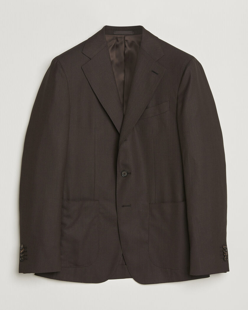 Boglioli K Jacket Wool Hopsack Classic Blazer Navy | Man