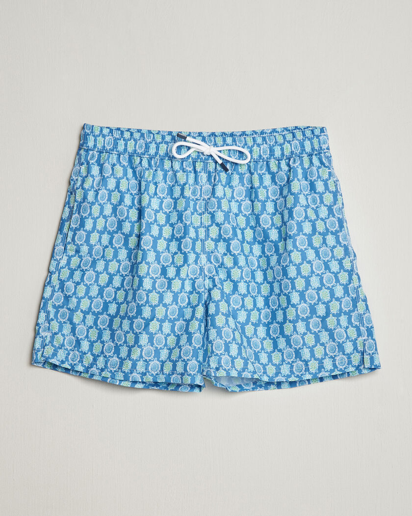 Fedeli Madeira Swim Trunk Blue Turtles – Blauw