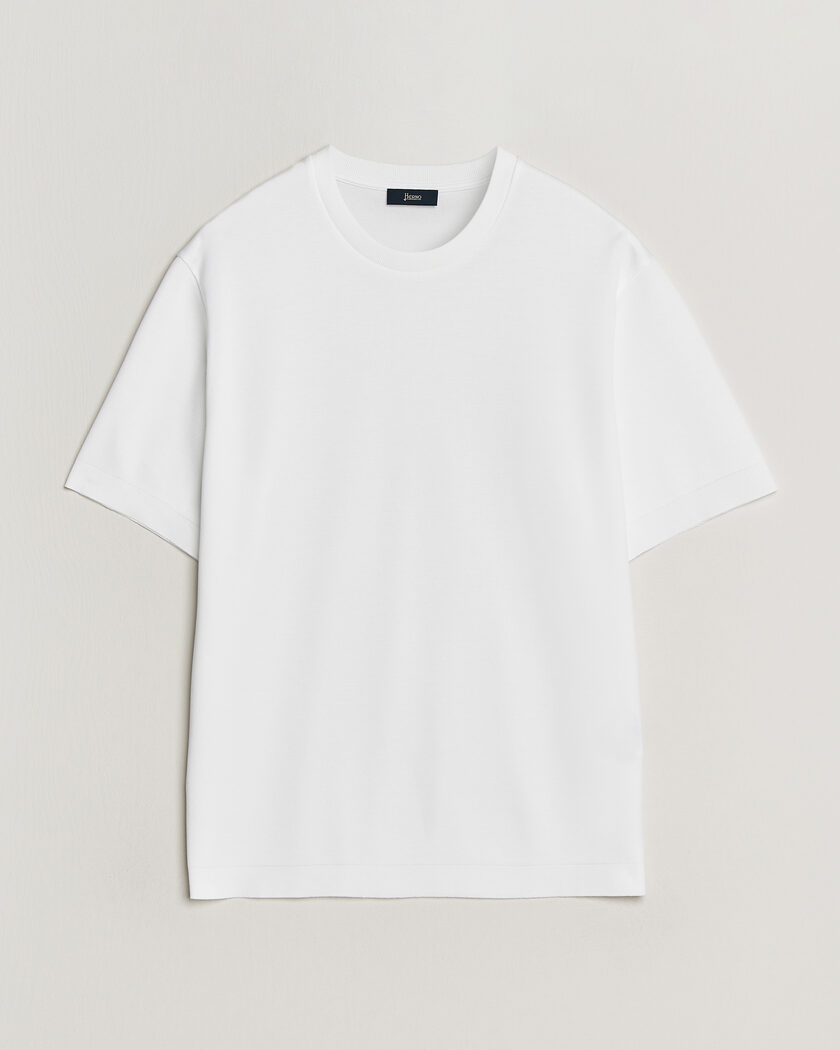 Herno Micro Piquet T-Shirt White – Wit