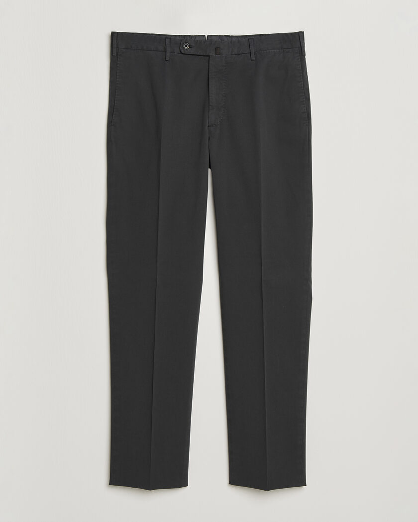 Incotex Regular Fit Comfort Chinos Dark Grey – Grijs