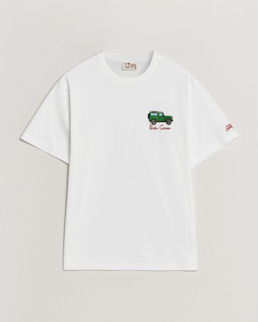 MC2 Saint Barth Printed Cotton T-Shirt Car Cervo – Wit