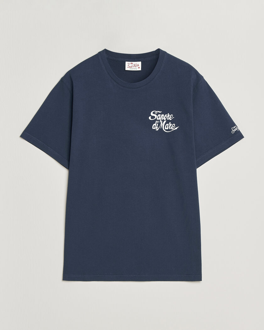 MC2 Saint Barth Printed Cotton T-Shirt Sapore Di Mare – Blauw