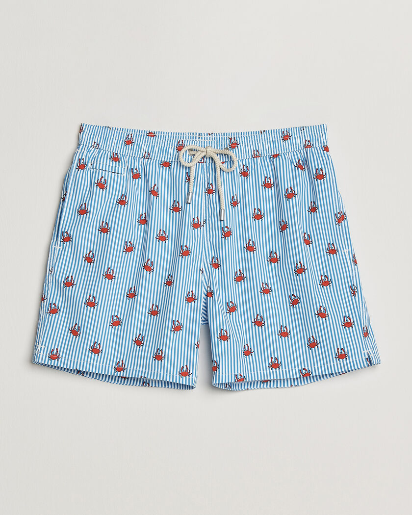 MC2 Saint Barth Printed Swim Shorts Blue Crabs – Blauw