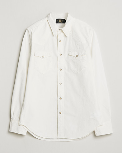 RRL Buffalo Western Shirt White – Wit