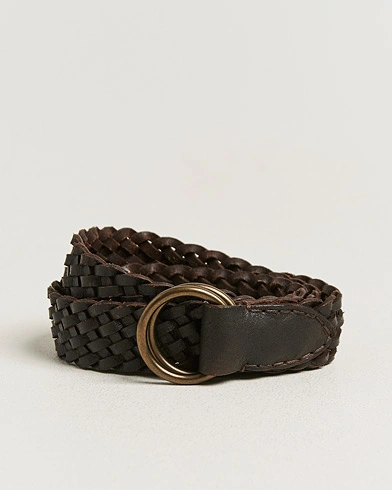 RRL Braided Belt Dark Brown – Bruin