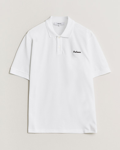 Palmes Stitch Piquet Polo White – Wit