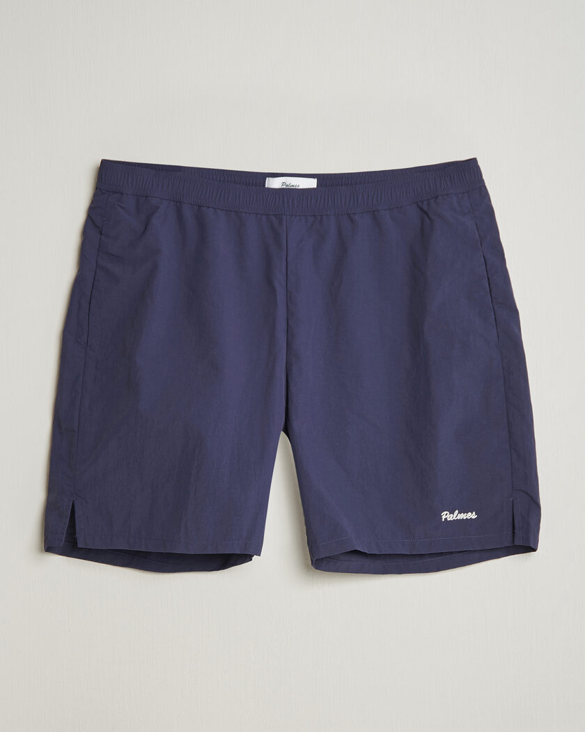 Palmes Stitch Tennis Shorts Navy – Blauw