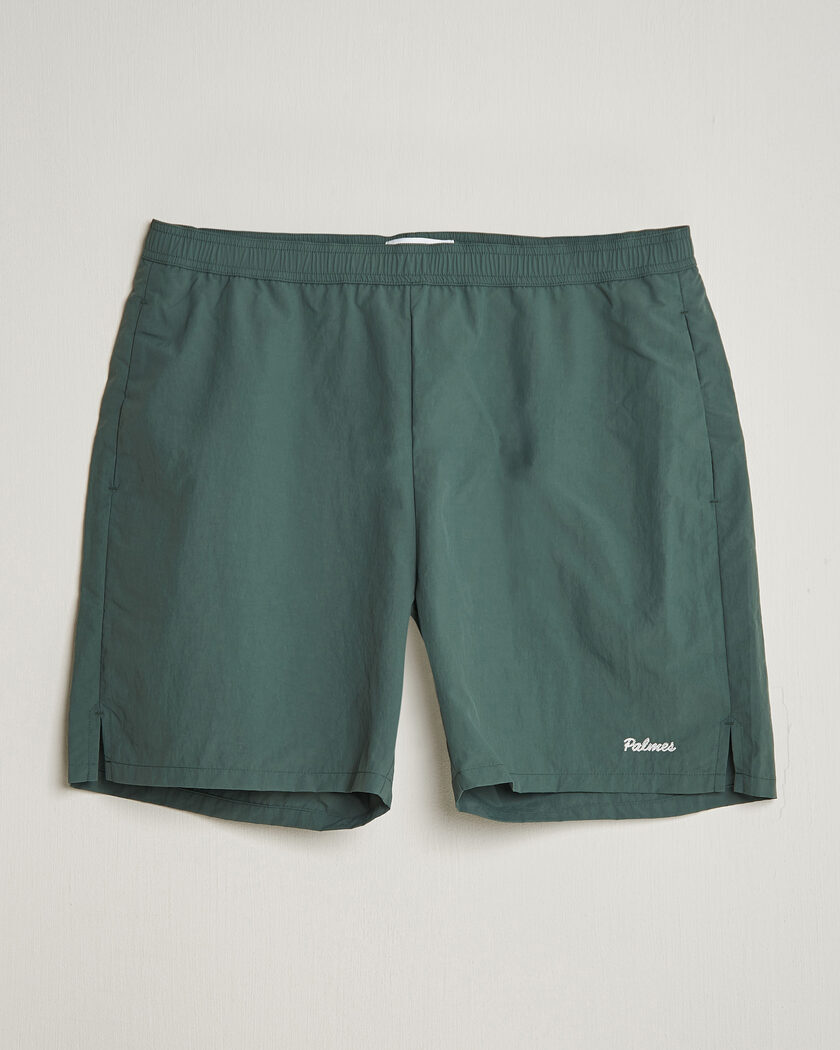 Palmes Stitch Tennis Shorts Dark Green – Groen