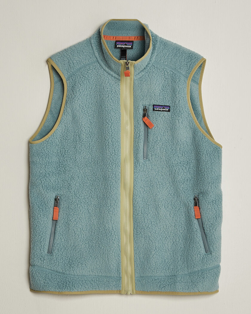 Patagonia Retro Pile Vest Blue Sage – Blauw