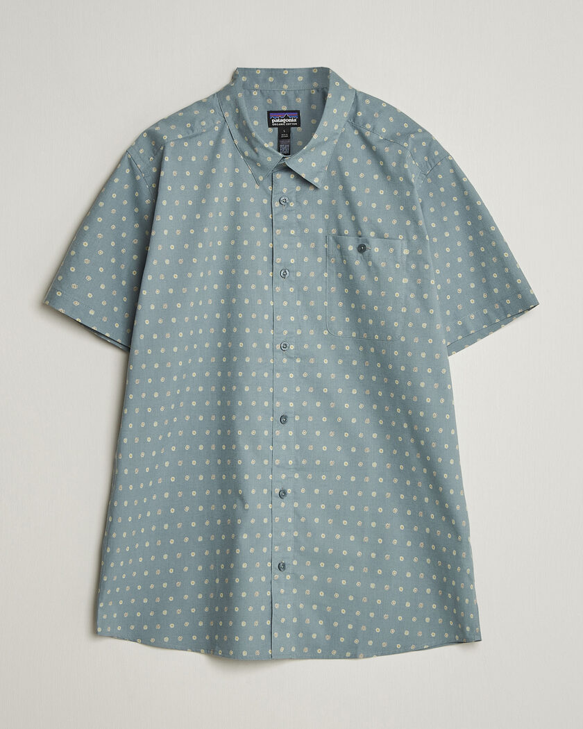 Patagonia Go To Short Sleeve Shirt Blue Sage – Blauw