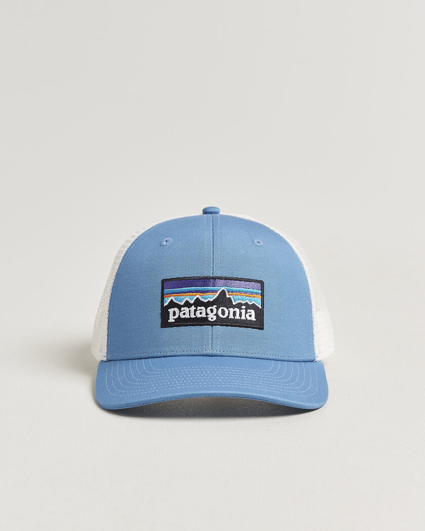Patagonia P-6 Logo Trucker Hat Shore Blue – Blauw
