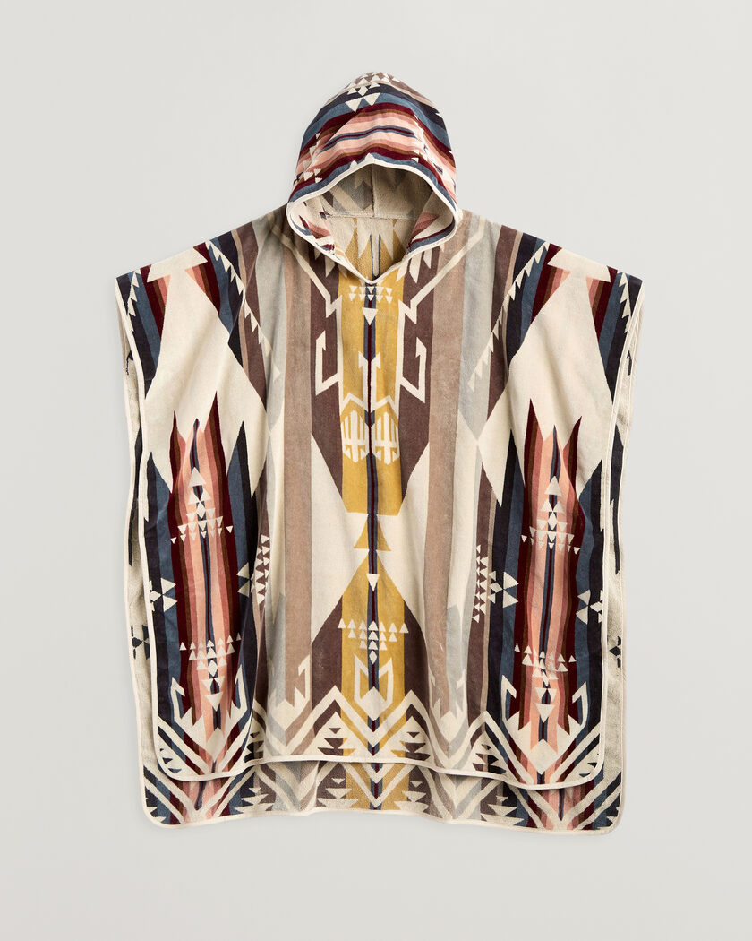 Pendleton Jacquard Hooded Towel White Sands Tan – Meerkleurig