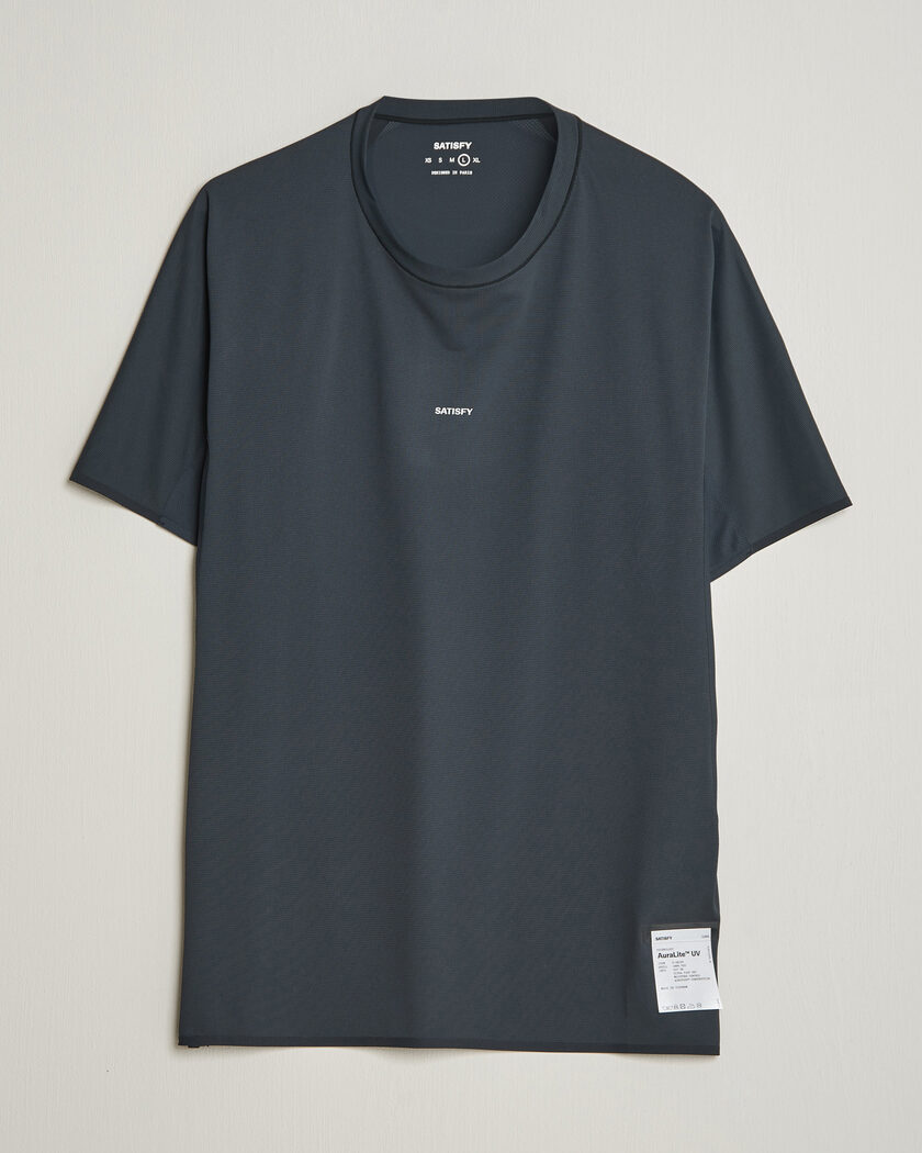 Satisfy AuraLite UV T-Shirt Black – Zwart