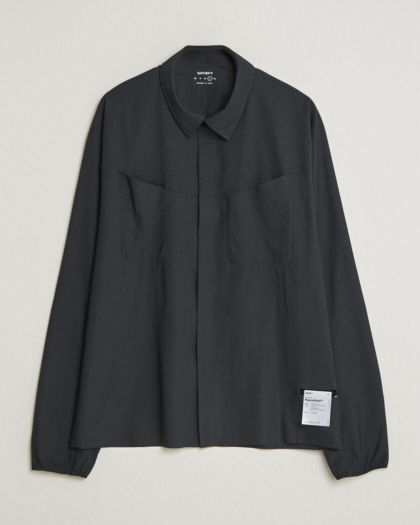 Satisfy PeaceShell River Shirt Black – Zwart