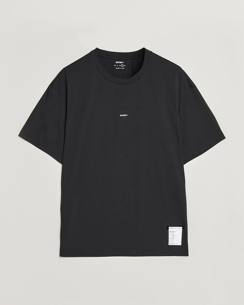 Satisfy AuraLite T-Shirt Black – Zwart