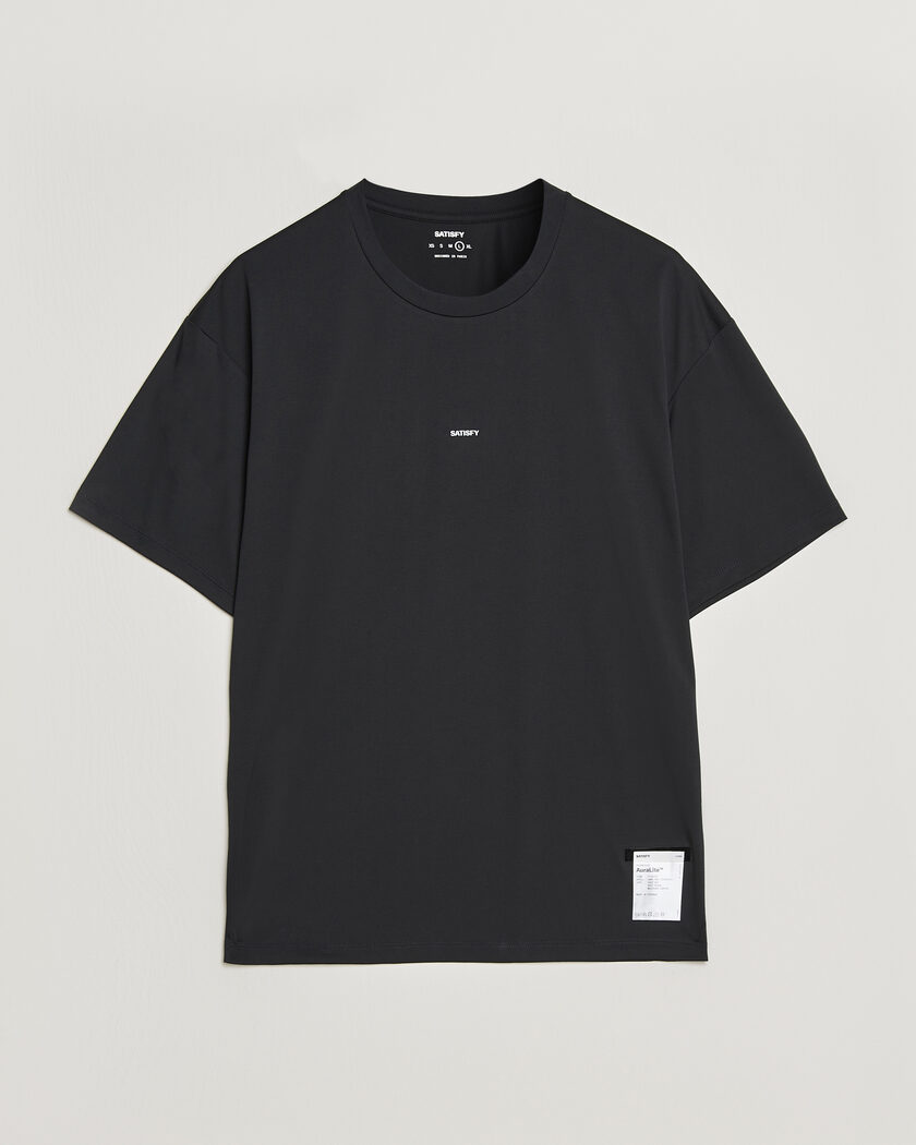 Satisfy AuraLite T-Shirt Black – Zwart