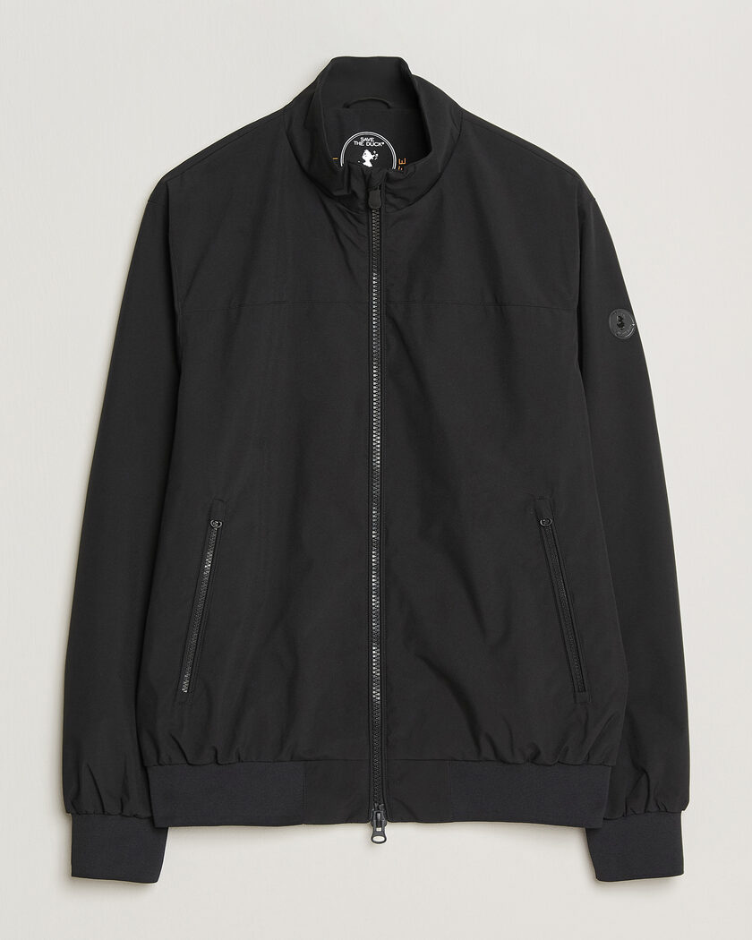Save The Duck Finlay Nylon Harrington Jacket Black – Zwart