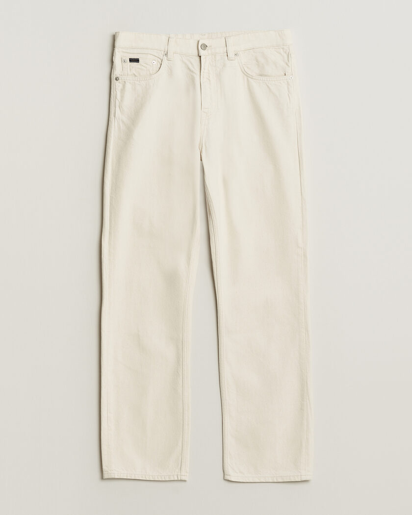Gant Straight Fit Jeans Ecru – Wit