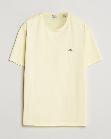 GANT The Original T-Shirt Vanilla Yellow – Geel