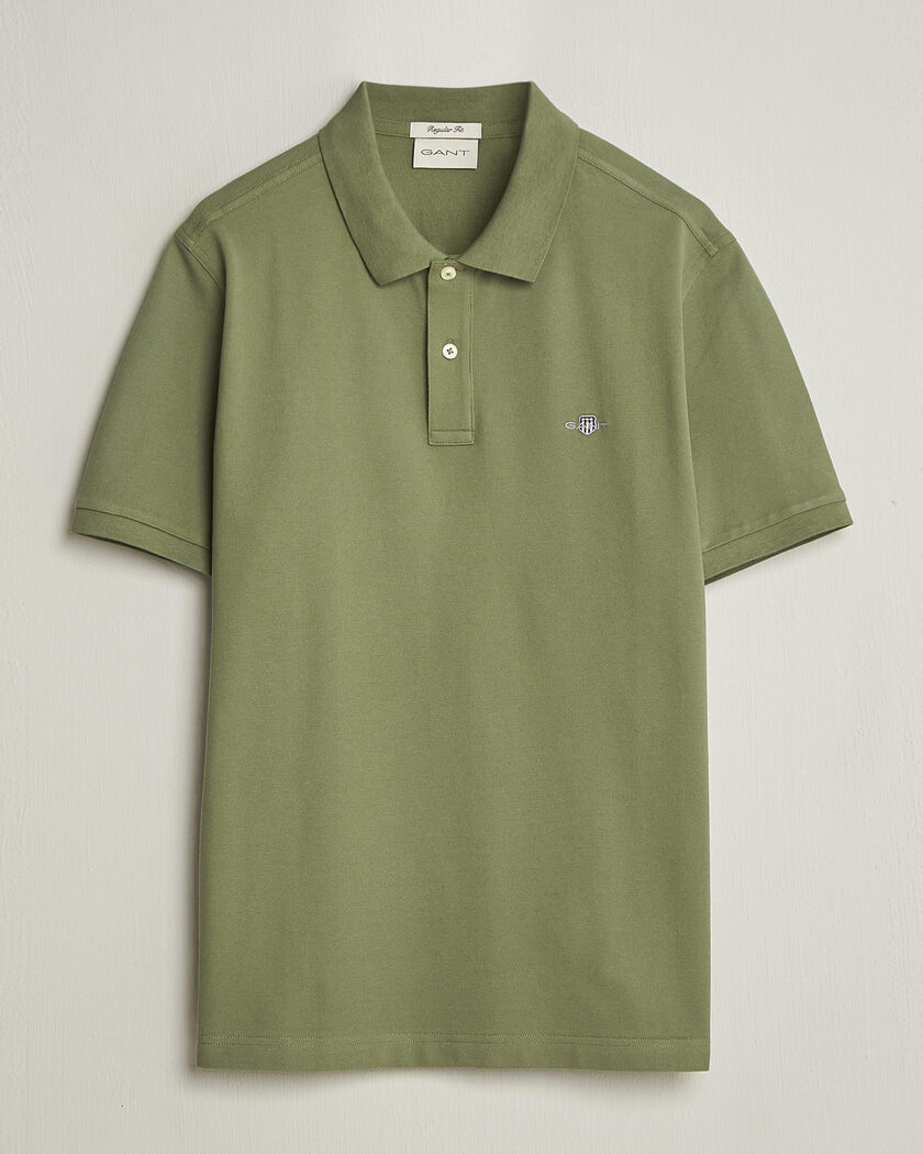 GANT The Original Polo Dry Herb Green – Groen