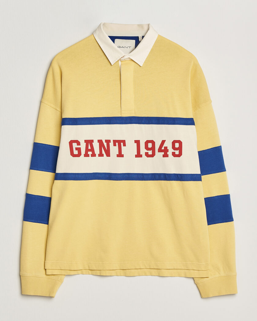 GANT Heavy Rugger Light Mustard Yellow – Geel