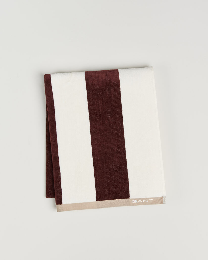 Gant Striped Beach Towel Fresh Soil – Bruin