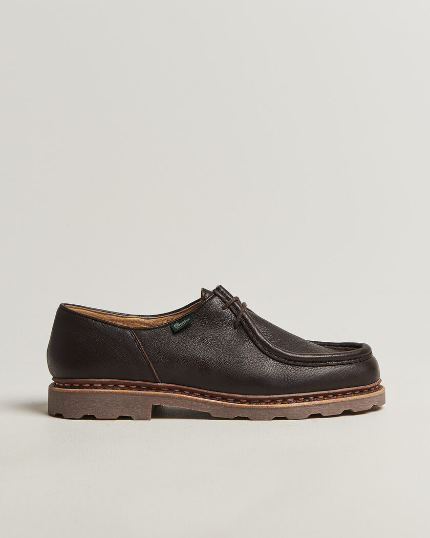 Paraboot Michael Derby Brown Deerskin – Bruin