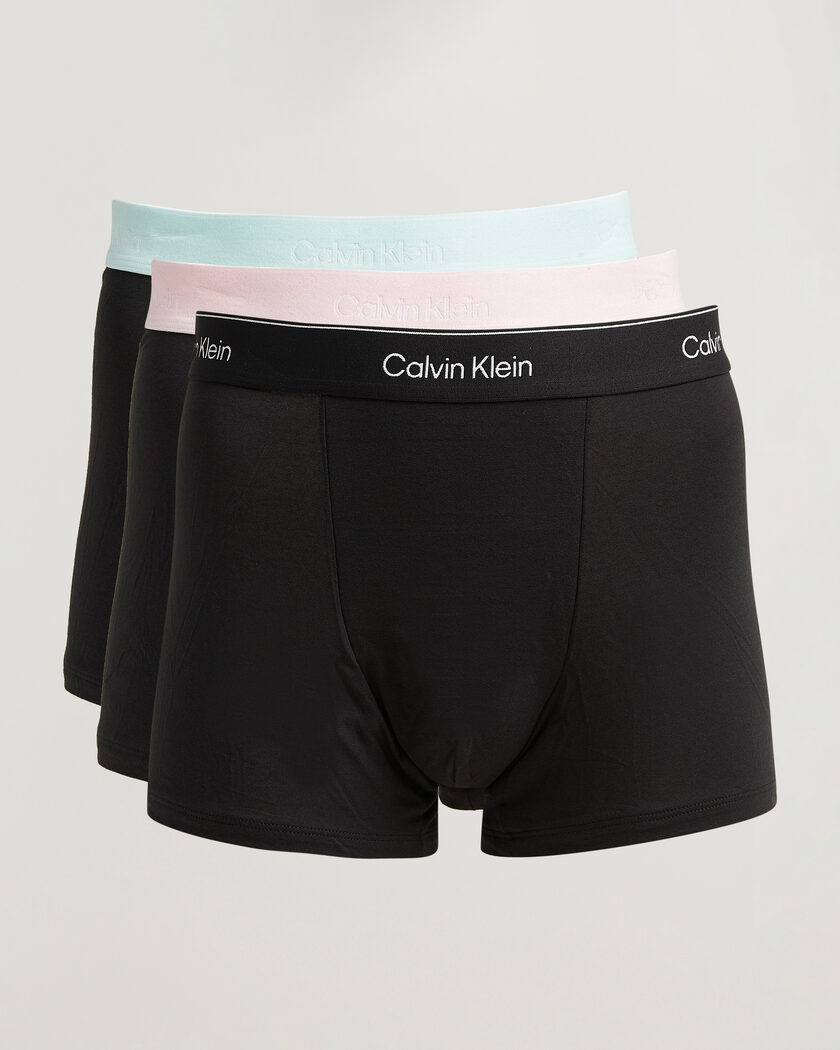 Calvin Klein 3-Pack Icon Cotton Stretch Relaxed Trunk Black – Zwart