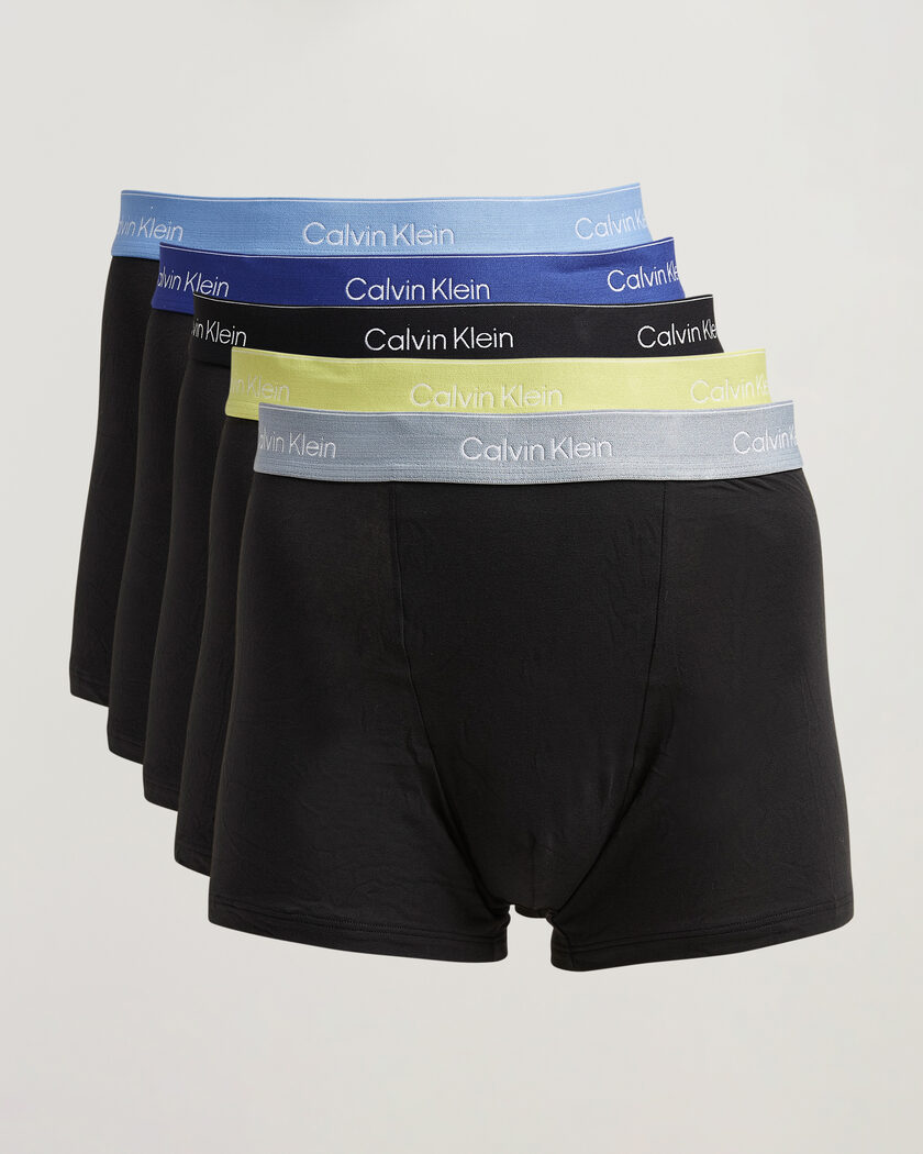 Calvin Klein 5-Pack Icon Cotton Stretch Relaxed Trunk Black – Zwart