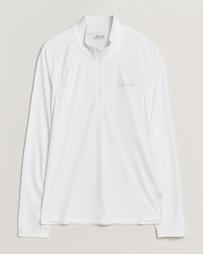 Columbia Stealth Spring Half-Zip T-Shirt White – Wit