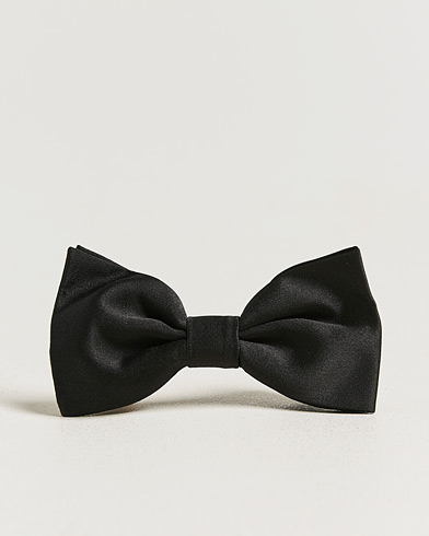 Canali Silk Bow Tie Black – Zwart