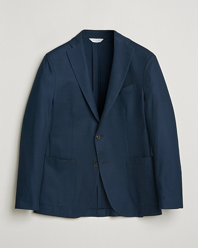 Boglioli K Jacket Jersey Blazer Navy – Blauw