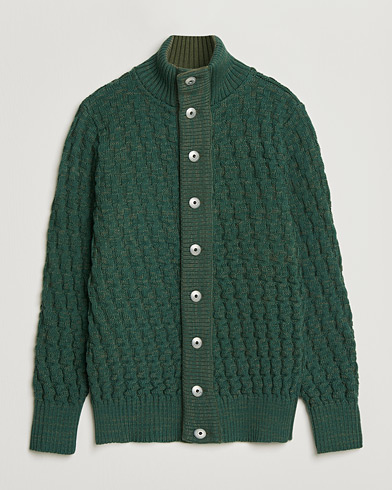 S.N.S. Herning Stark Cardigan Machine Green – Groen
