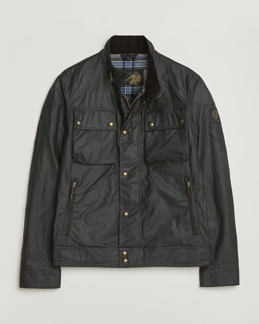 Belstaff Trialmaster Waxed Jacket Faded Olive | Man - CareOfCarl.nl