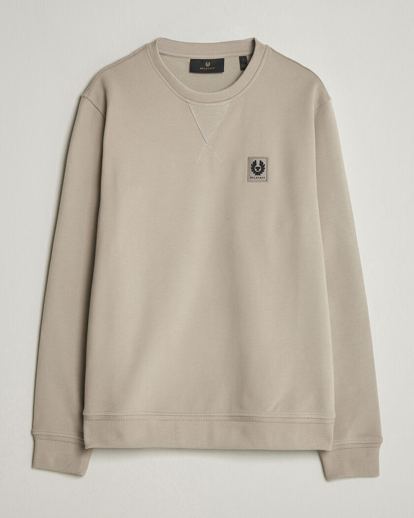 Belstaff Signature Crew Neck Sweatshirt Dark Sand – Beige